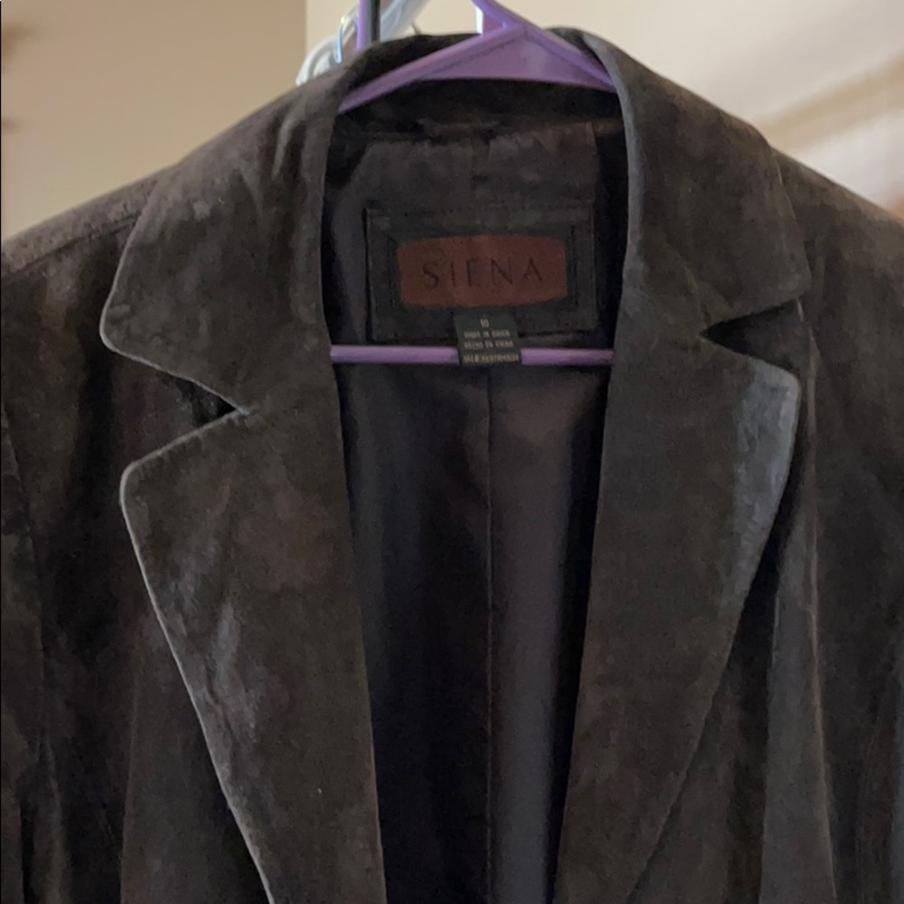Dark Brown Suede Jacket